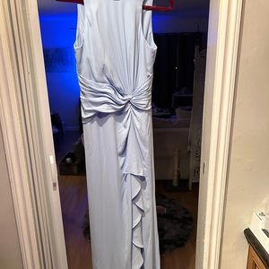David's  Bridal Blue Gown